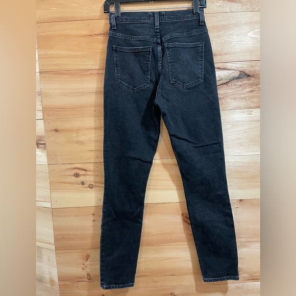 Agolde Black Pinch Waist Skinny High Rise Jeans Size 24 - Picture 11 of 15